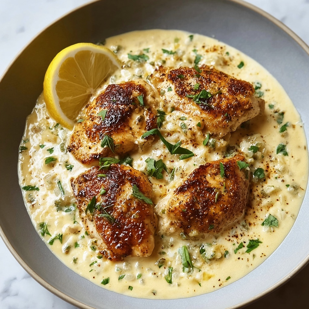 Creamy Lemon Pepper Chicken Tonight Recipe - Recipe Image