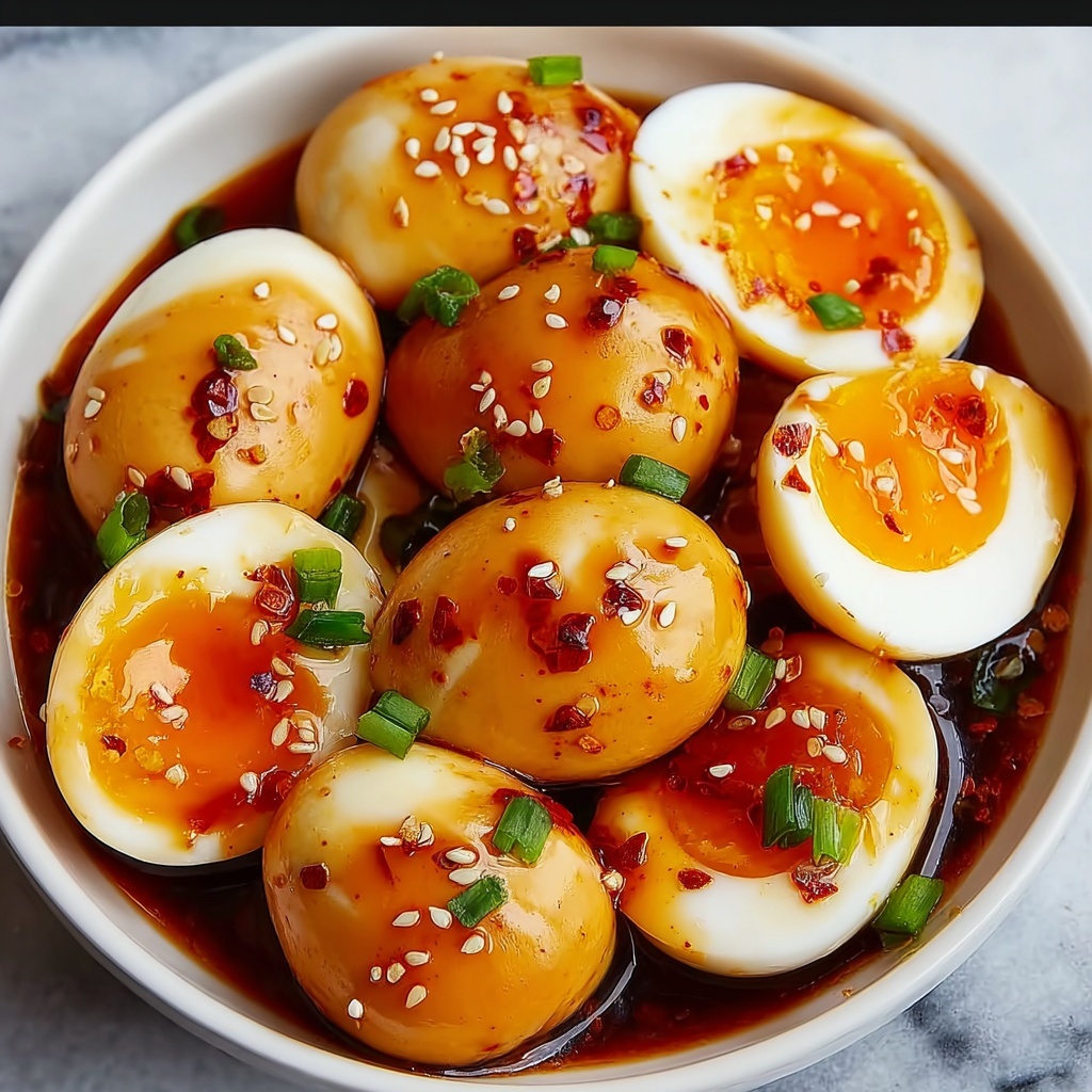 Marinated Korean Mayak Eggs Recipe - Recipe Image