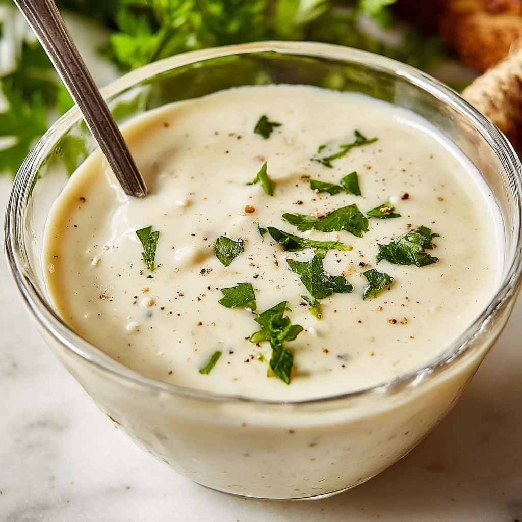 Creamy Garlic Parmesan Alfredo Sauce Recipe - Recipe Image