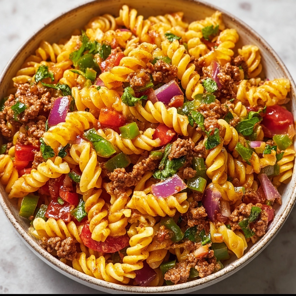Taco Pasta Salad Recipe - Recipe Image