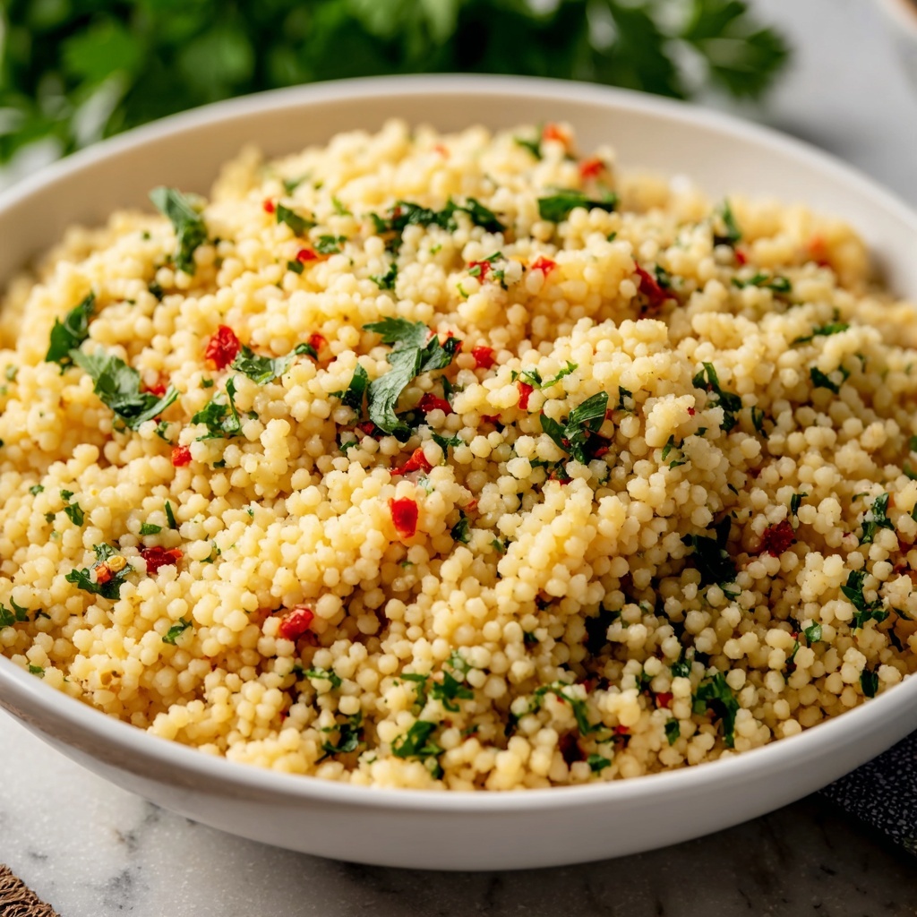 Herbed Couscous with Fresh Parsley and Lemon Recipe - Recipe Image