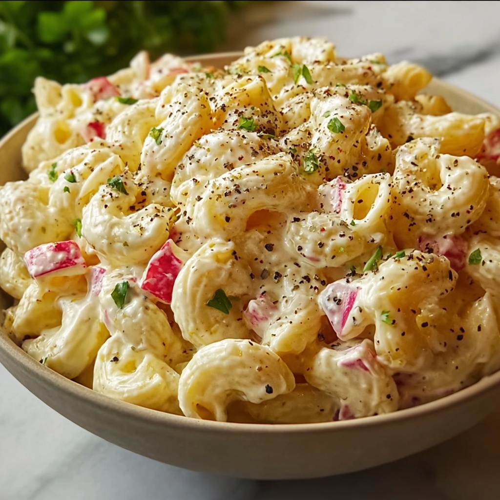 Sweet Amish Macaroni Salad Recipe - Recipe Image
