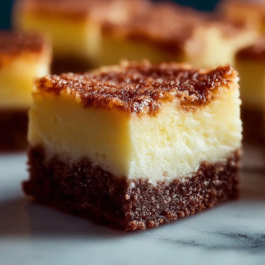 Gooey Butter Cream Cheese Cake Mix Bars Recipe - Recipe Image