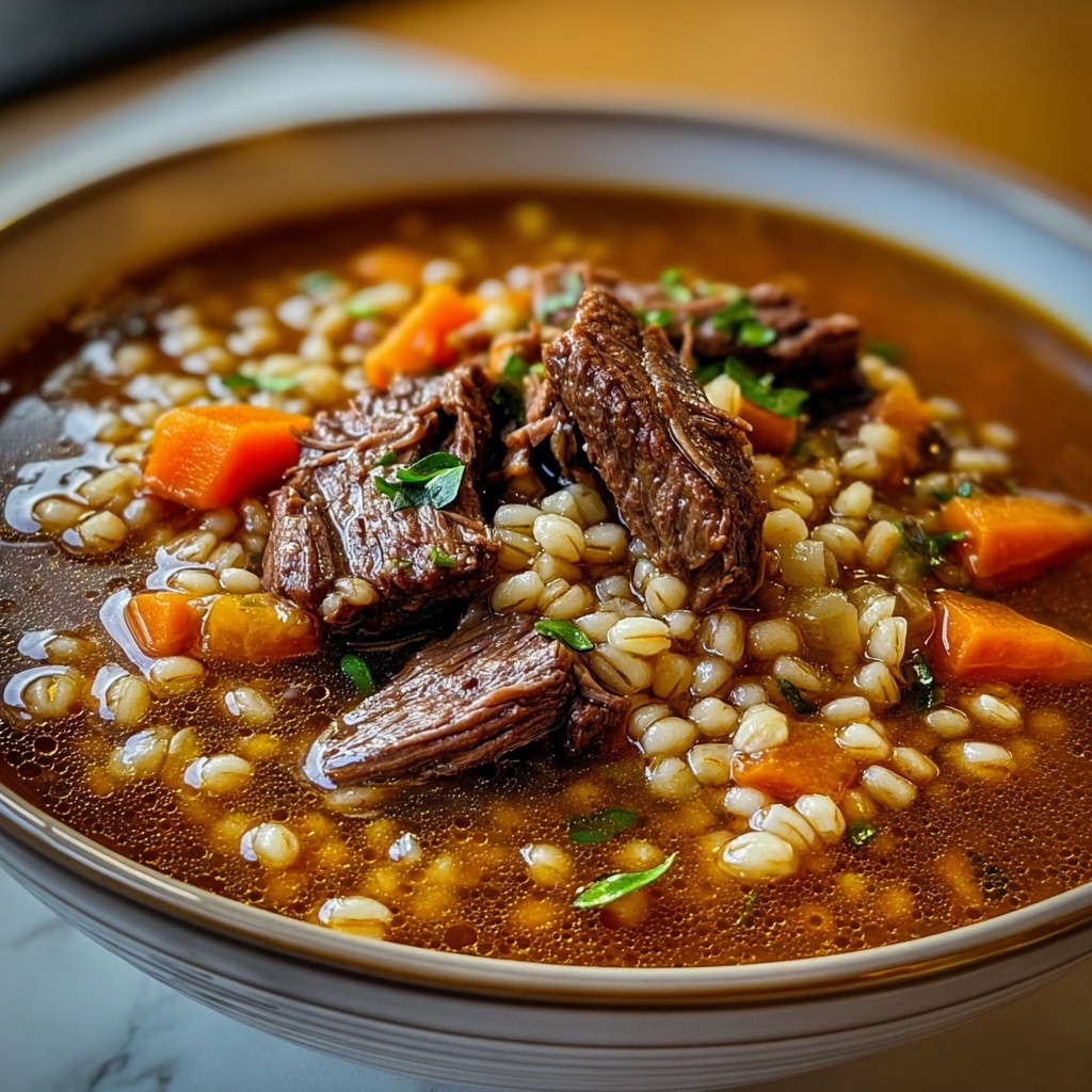 Hearty Beef and Barley Soup Recipe - Recipe Image