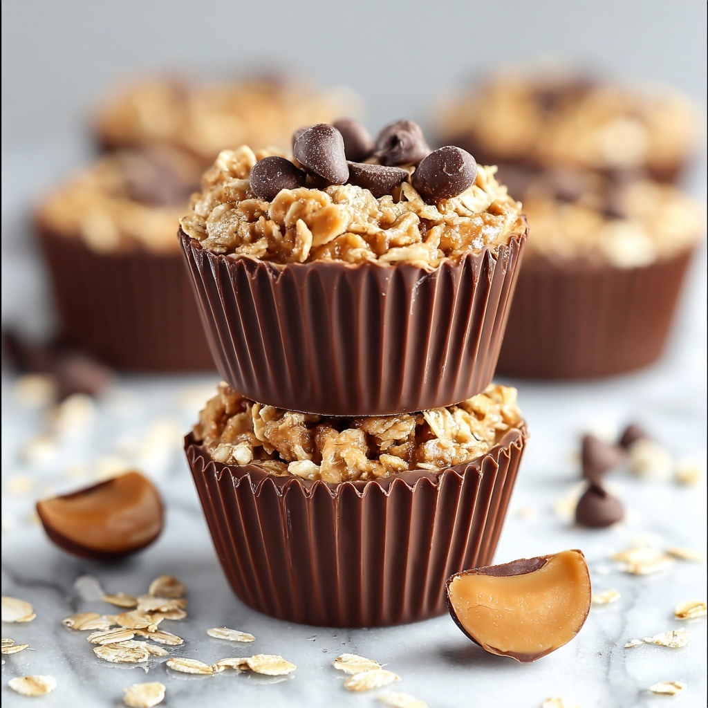 No-Bake Peanut Butter Granola Cups Recipe - Recipe Image