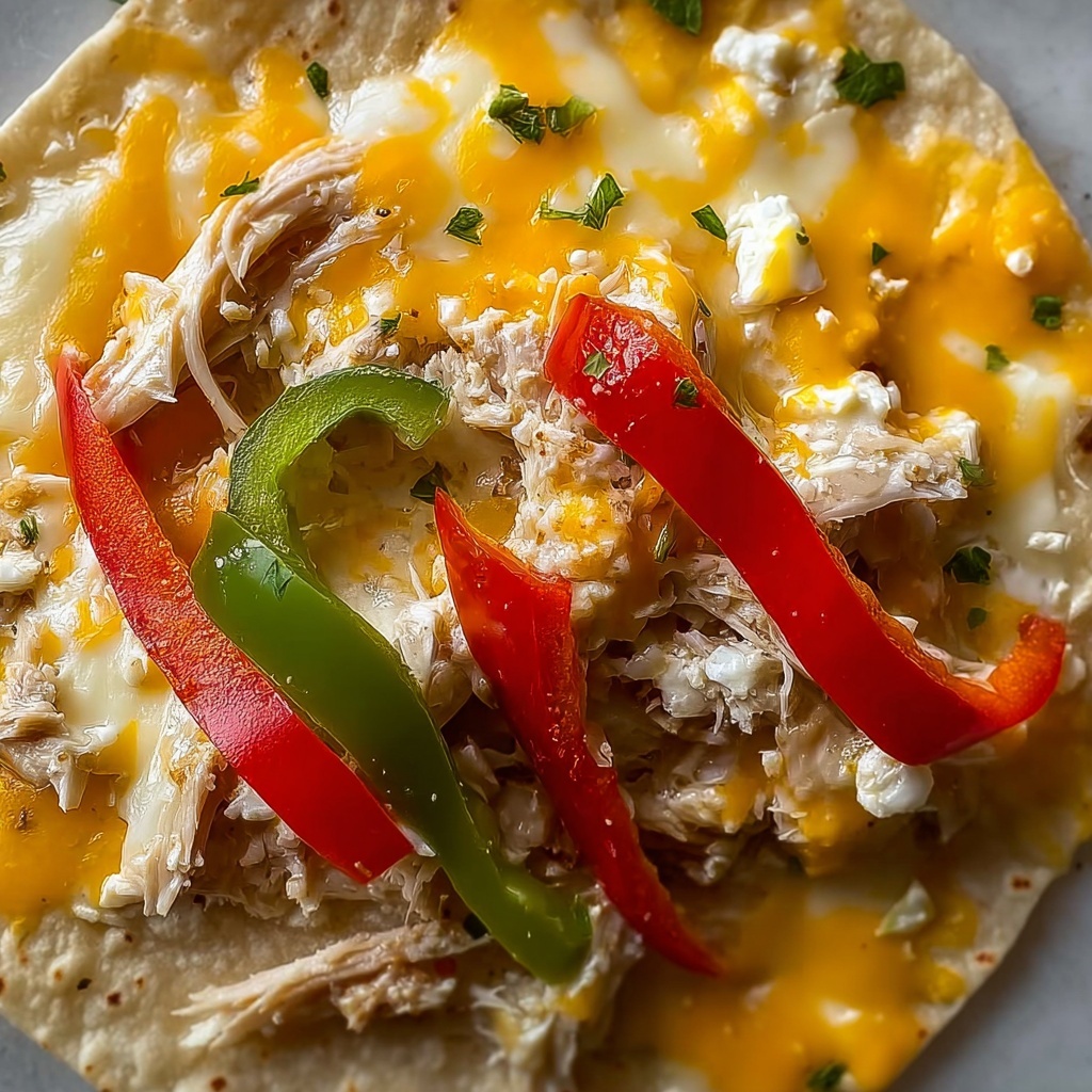 Chicken Bell Pepper Ranch Burritos Recipe - Recipe Image