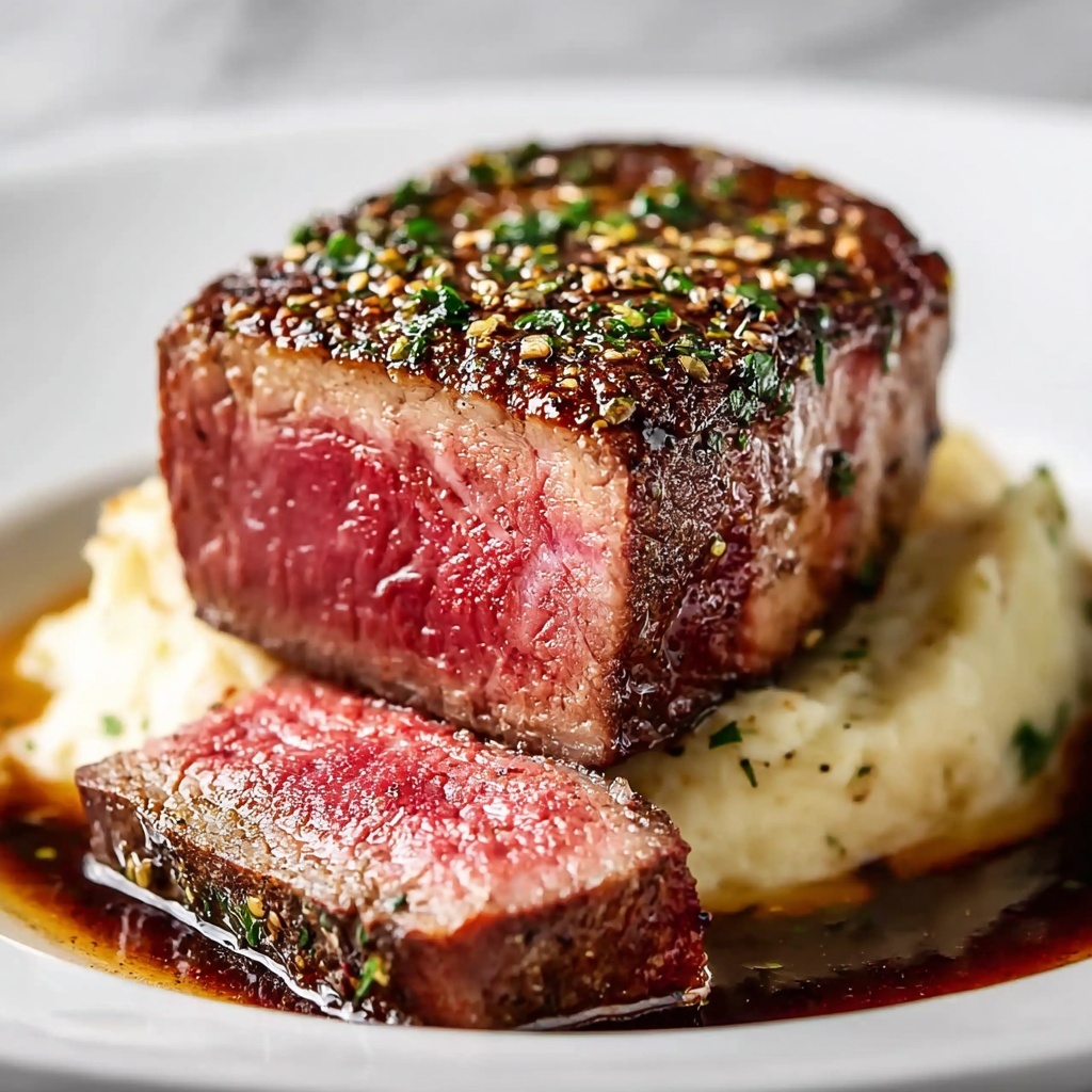 Perfectly Seared Chateaubriand with Béarnaise Sauce Recipe - Recipe Image