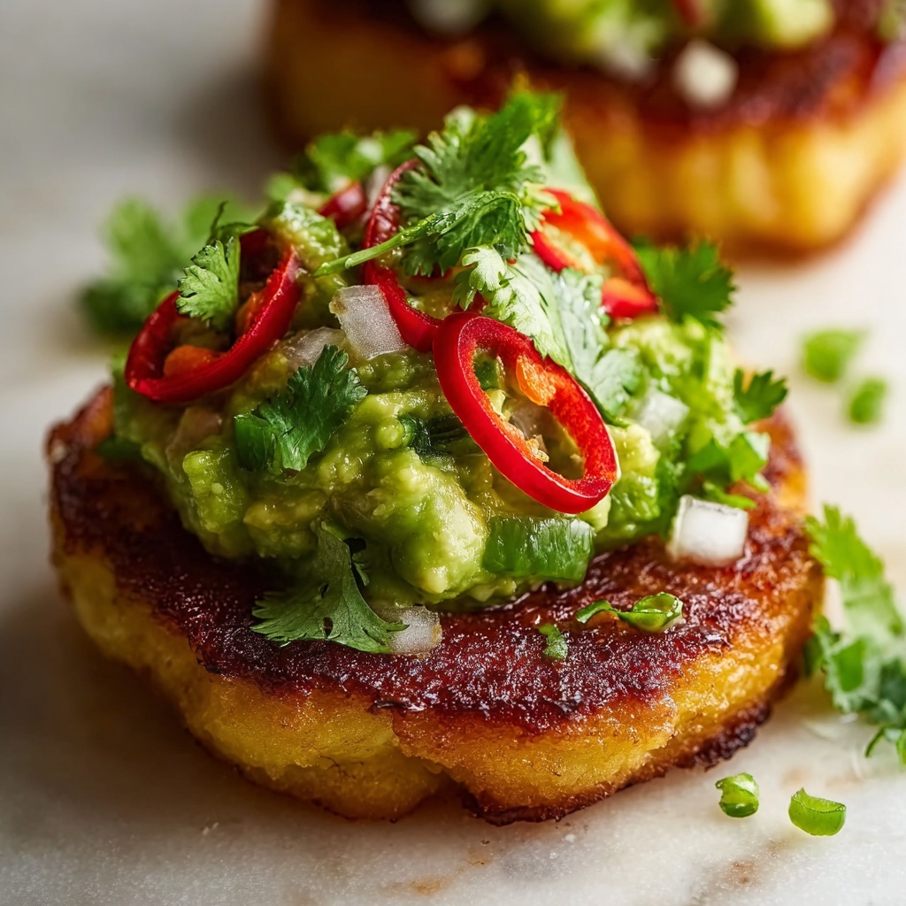 Spicy Smashed Avocado Hash Brown Toasts Recipe - Recipe Image