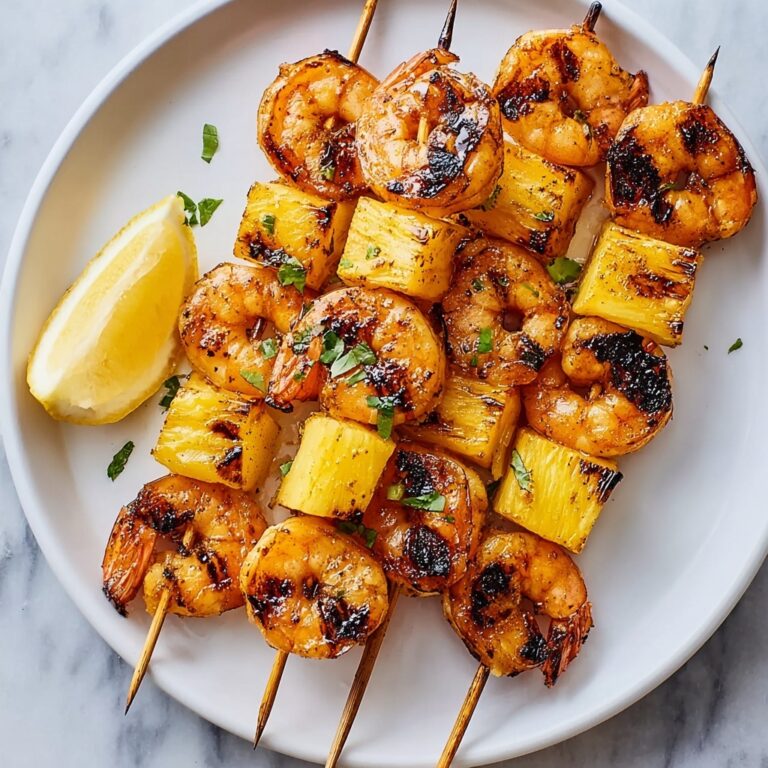 Grilled Shrimp Pineapple Skewers Recipe