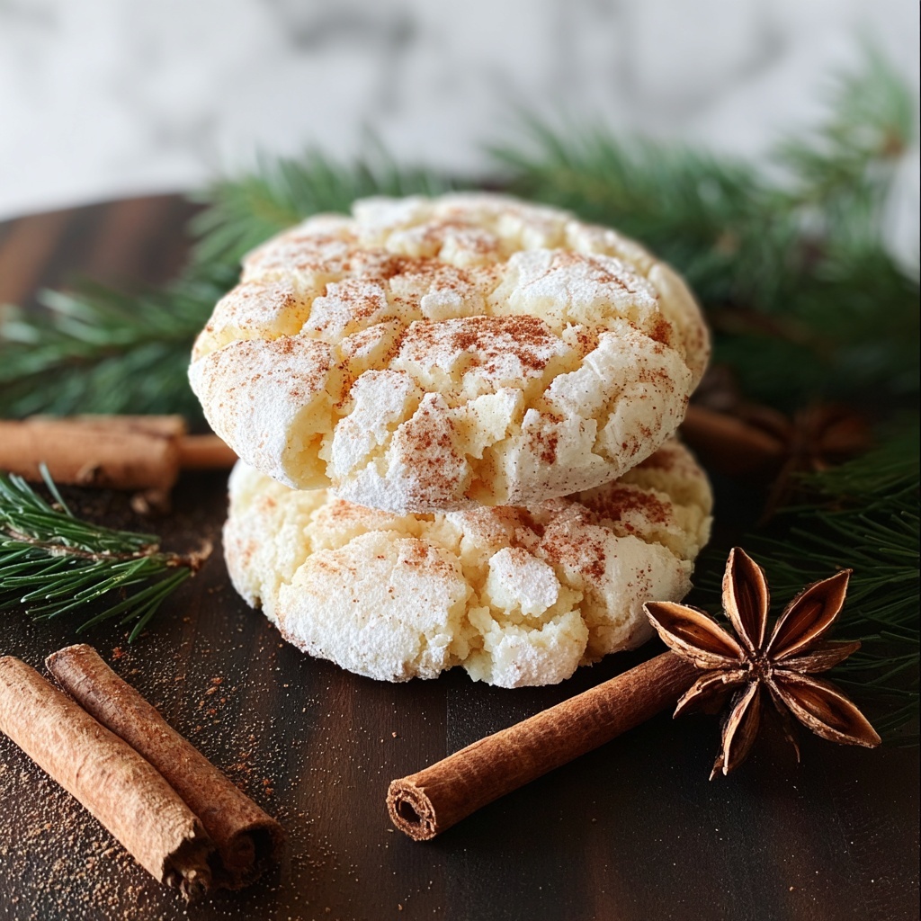 Cinnamon Eggnog Christmas Cookies Recipe - Recipe Image