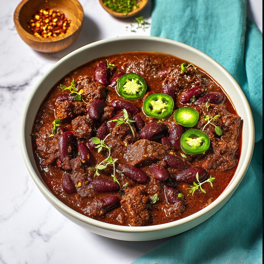 Short Rib and Chorizo Chili Recipe - Recipe Image