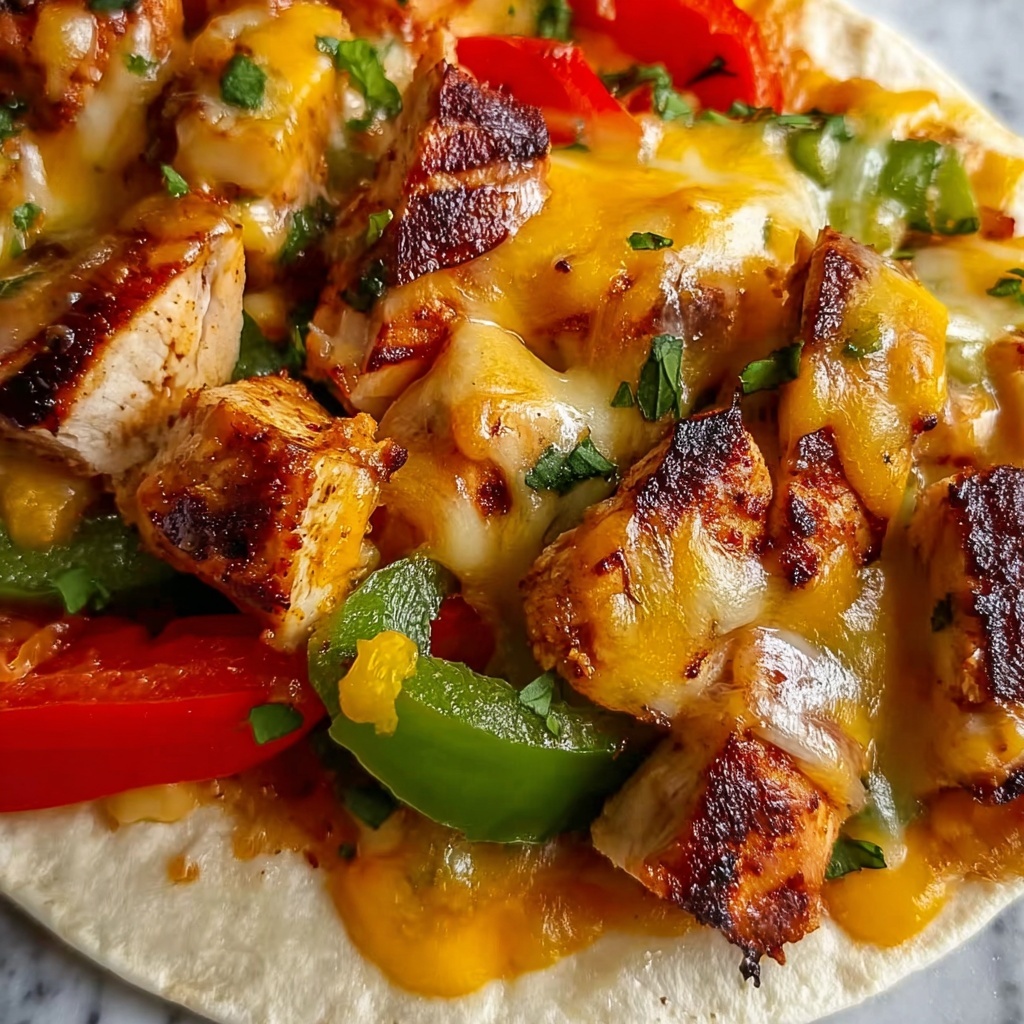 Chicken Fajita Melts Recipe - Recipe Image