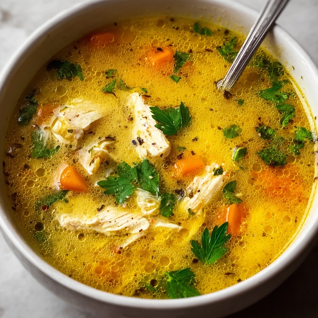 Anti-Inflammatory Turmeric Chicken Soup Recipe - Recipe Image