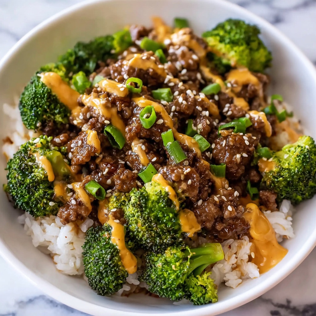 Teriyaki Ground Beef & Broccoli Bowl Recipe - Recipe Image
