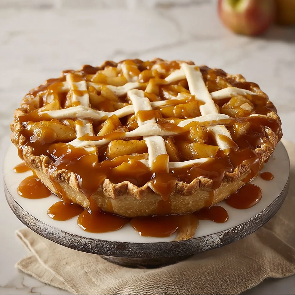 Caramel Apple Pie Recipe - Recipe Image