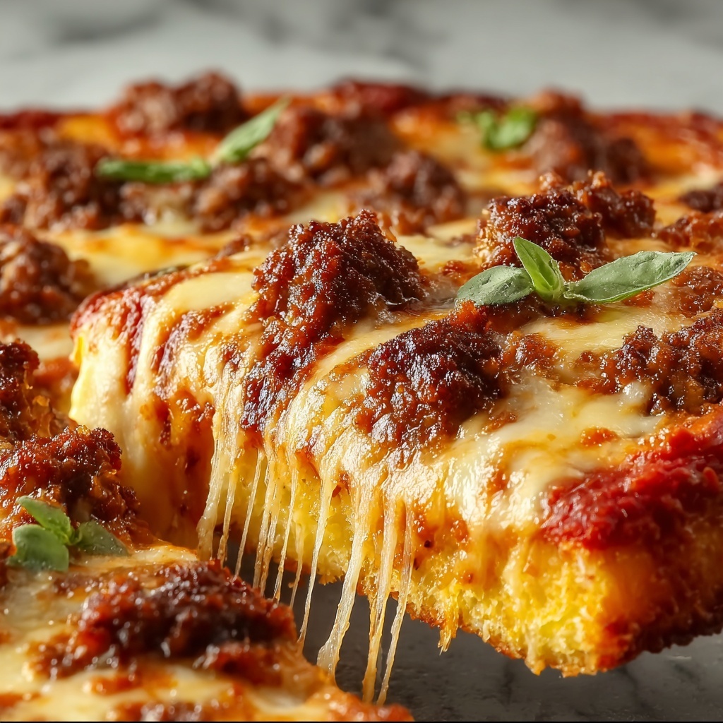 Meat Lovers Pizza Casserole Recipe - Recipe Image