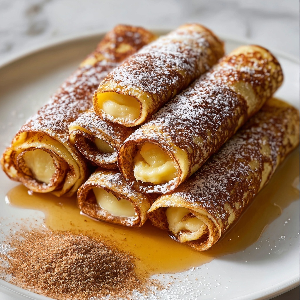 Cinnamon Roll French Toast Roll-Ups Recipe - Recipe Image