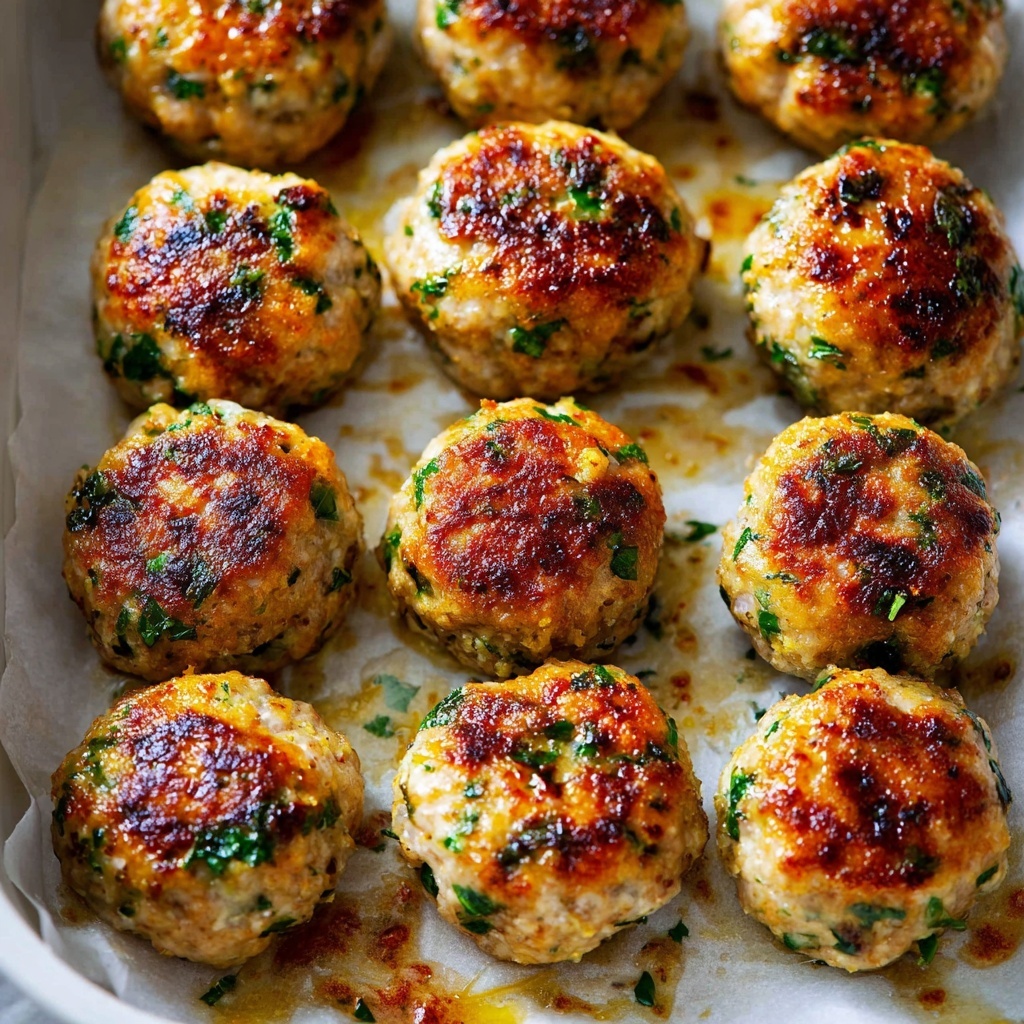 Italian-Style Chicken Meatballs Recipe - Recipe Image