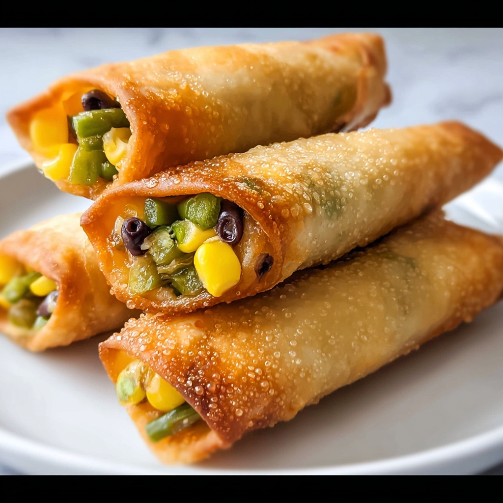 Mini Jalapeno Popper Egg Rolls Recipe - Recipe Image