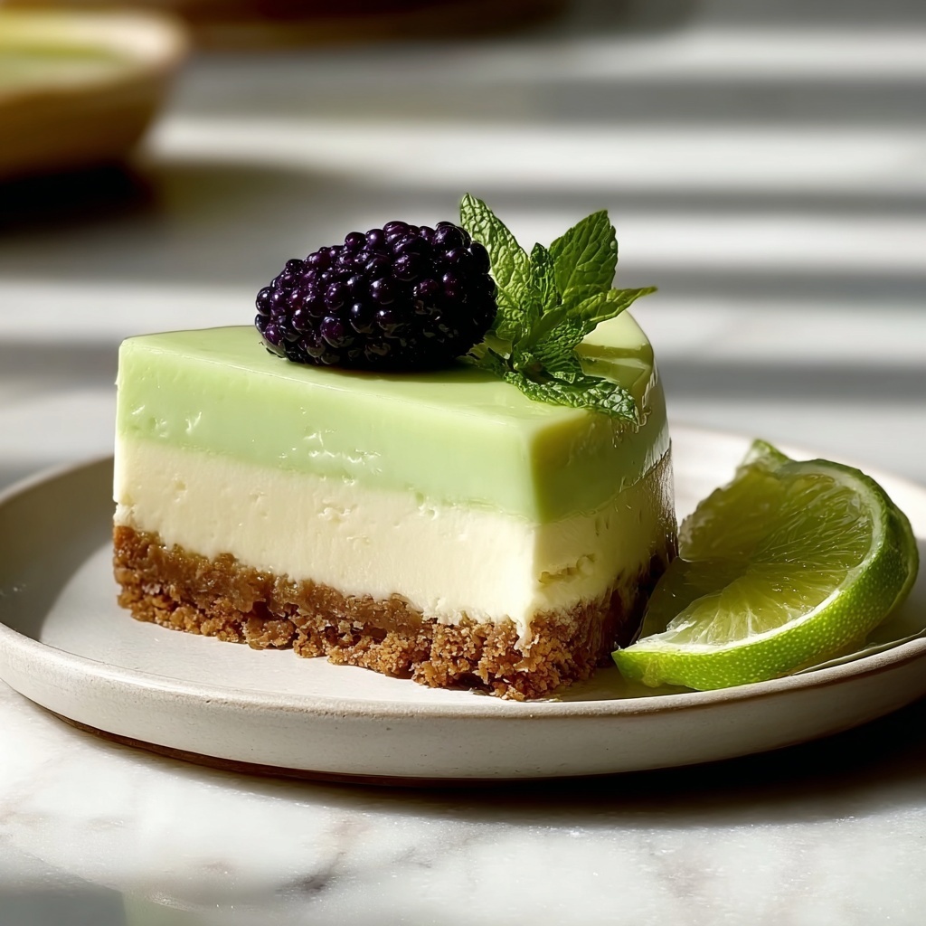 Refreshing Lime Mousse Cheesecake Recipe - Recipe Image