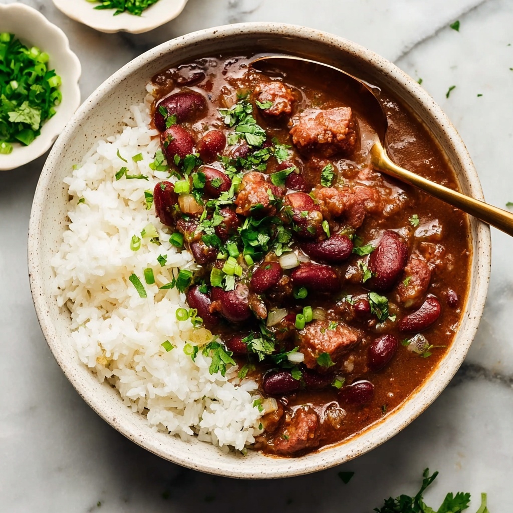 Louisiana Red Beans and Rice Recipe - Recipe Image