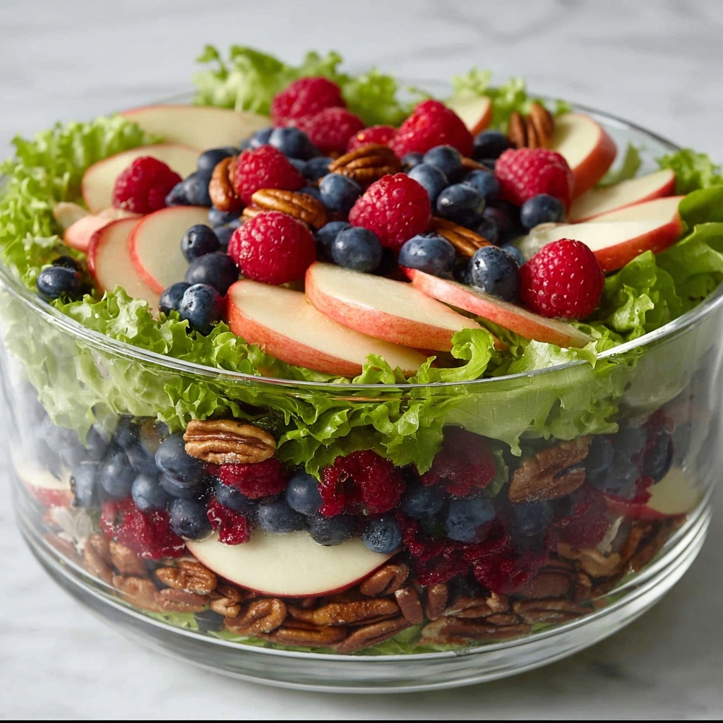 Mixed Green Salad with Berries and Poppy Seed Dressing Recipe - Recipe Image