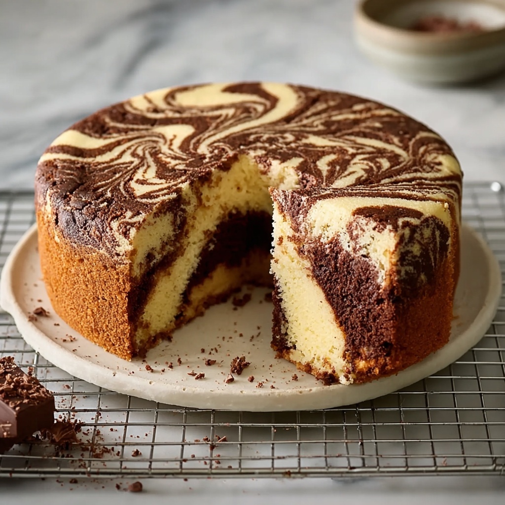 Classic Marble Cake Recipe - Recipe Image