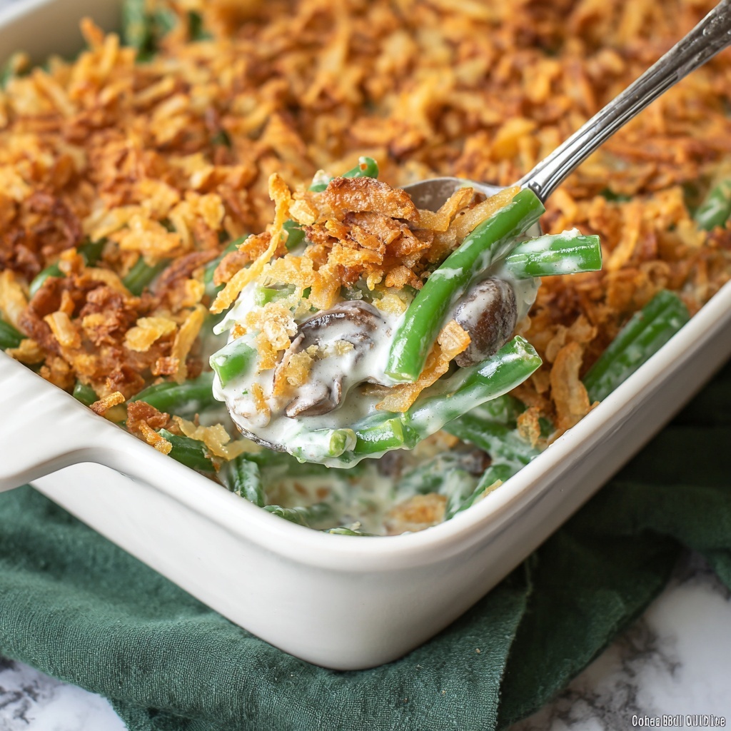 Easy Green Bean Casserole Recipe - Recipe Image