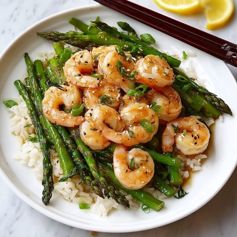 Shrimp and Asparagus Stir Fry with Lemon Sauce Recipe