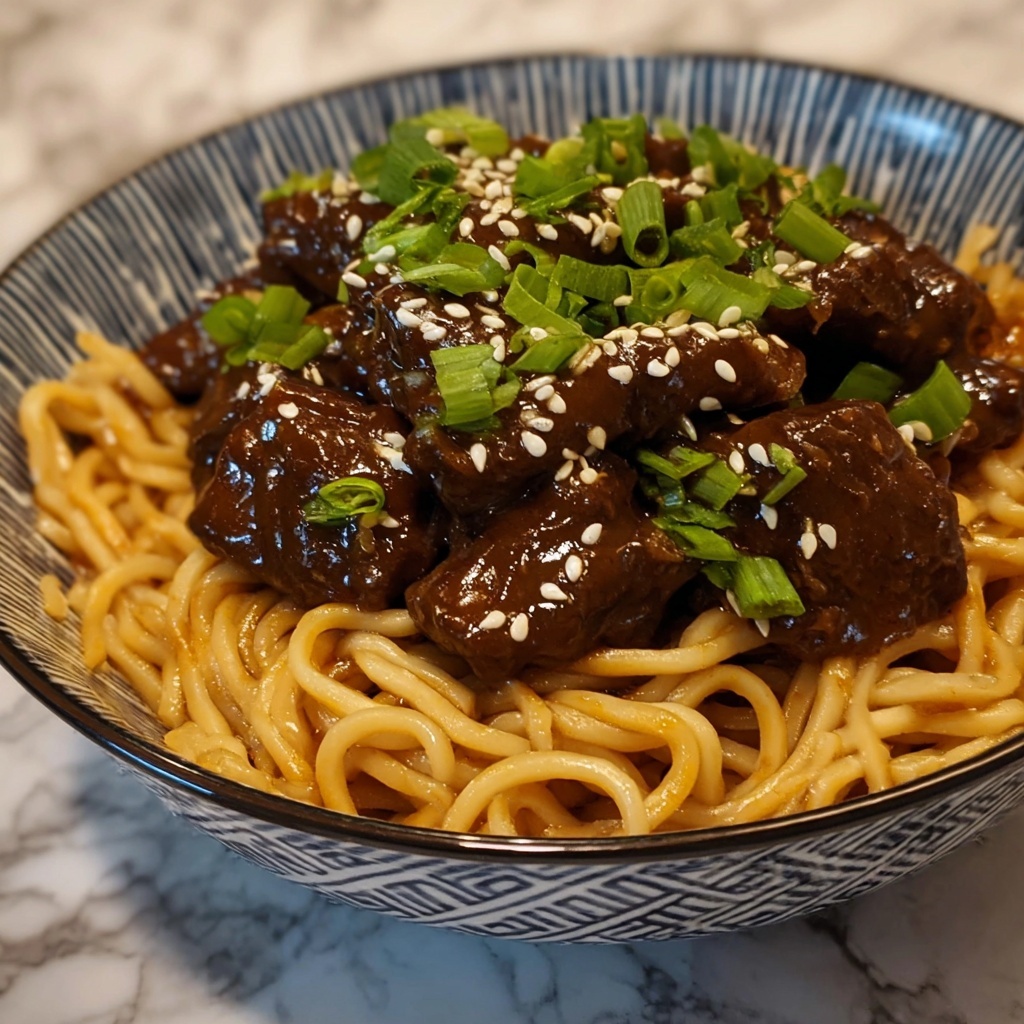 Mongolian Beef and Noodle Stir-Fry Recipe - Recipe Image