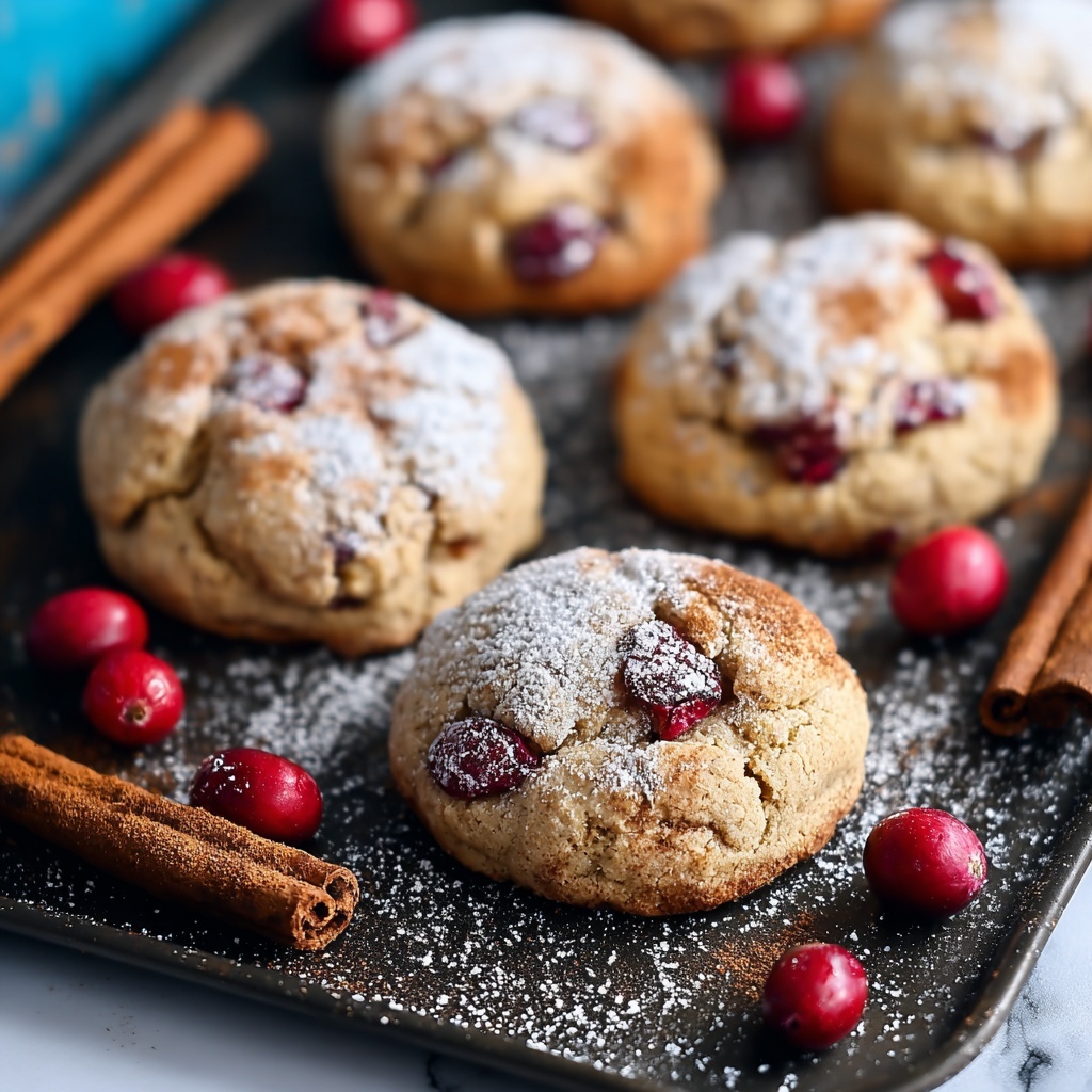 Cranberry Cream Cheese Snickerdoodles Recipe - Recipe Image