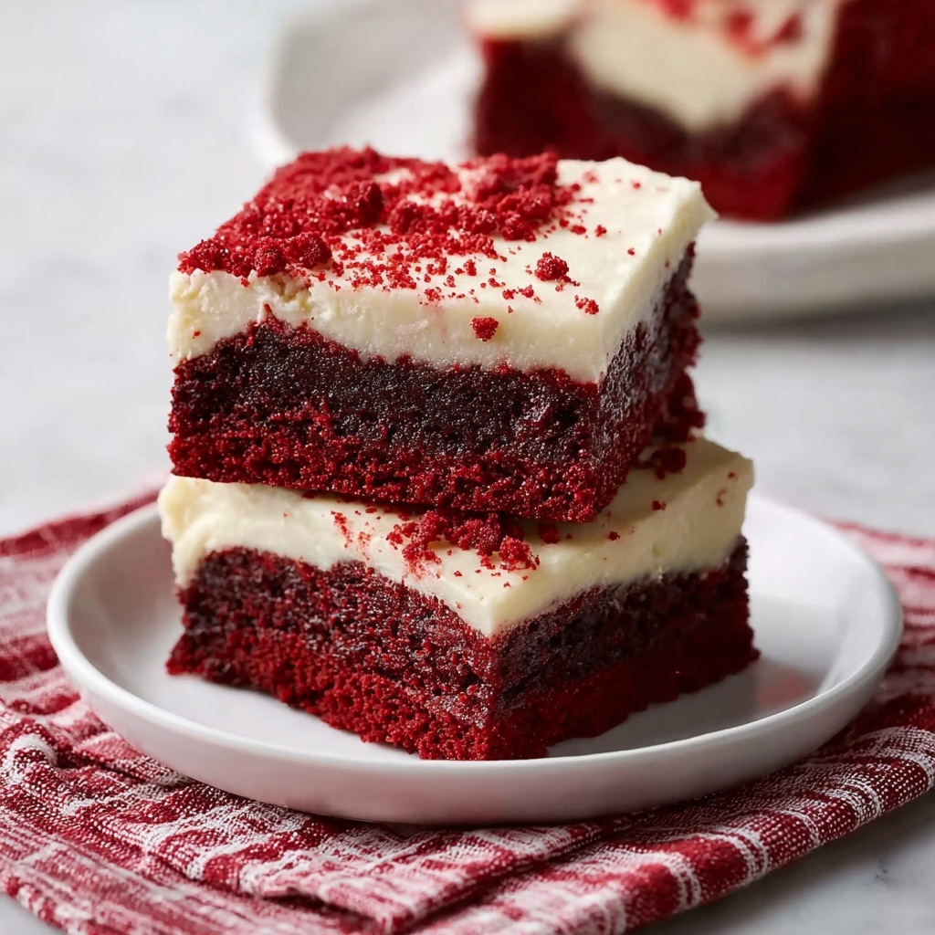 Red Velvet Brownies Recipe - Recipe Image