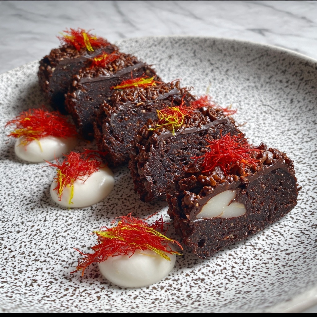 Summer Black Sesame Coconut Chocolate Candy Recipe - Recipe Image