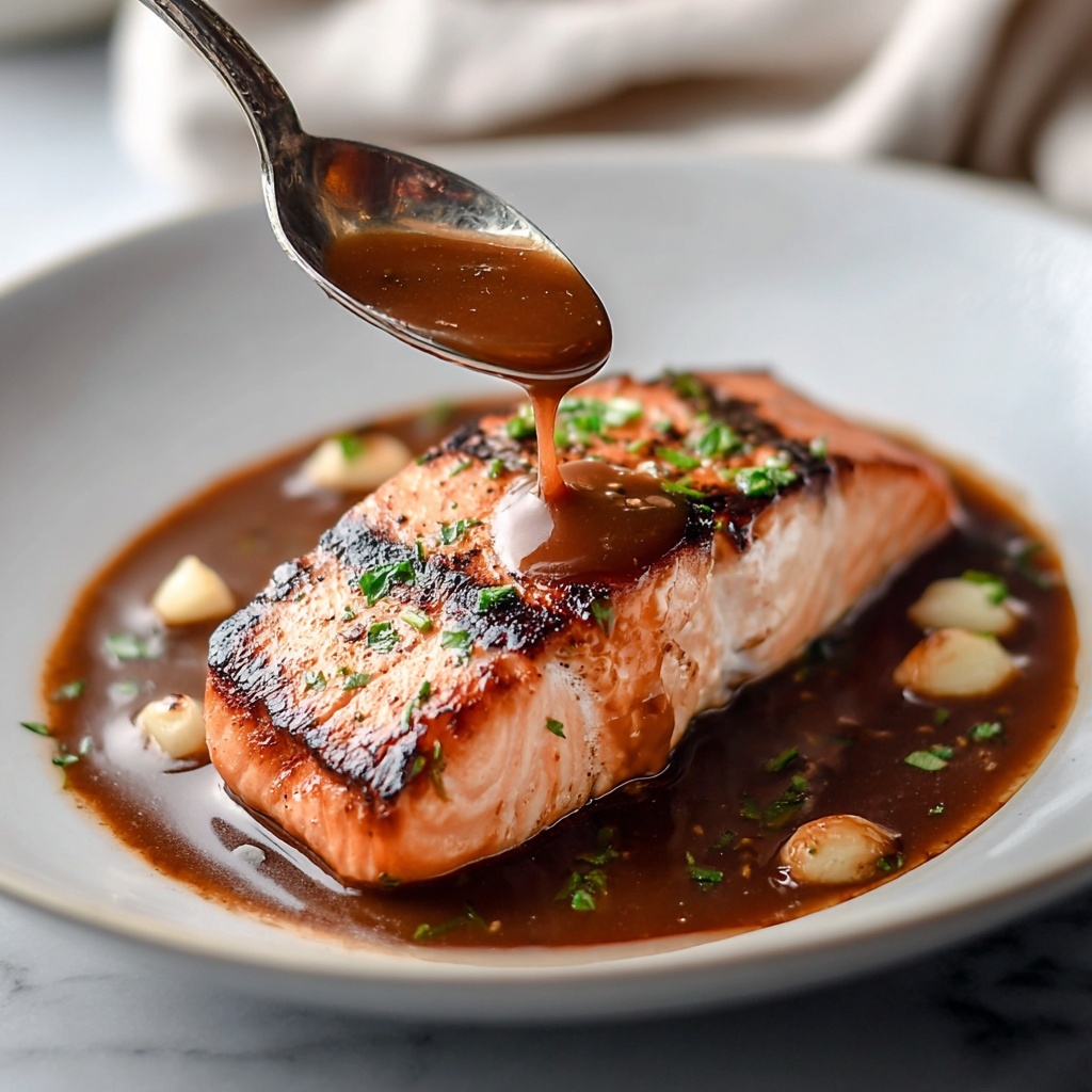 Honey Garlic Glazed Salmon Recipe - Recipe Image