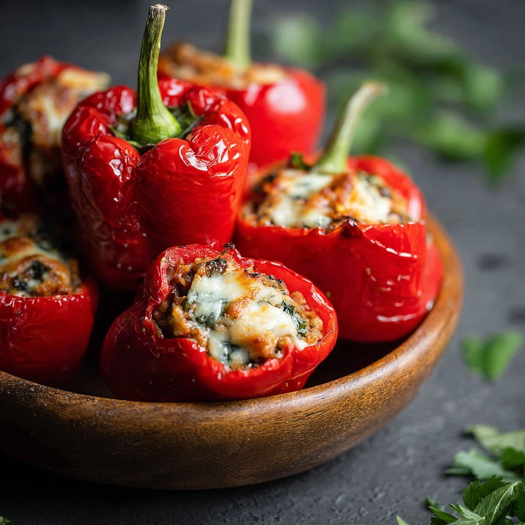 Grilled Stuffed Bell Peppers with Rice, Black Beans, and Corn Recipe - Recipe Image