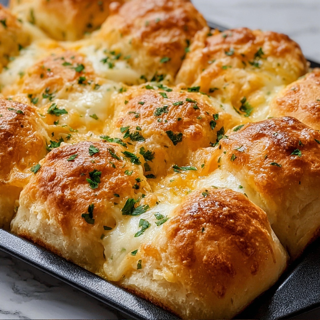Cheesy Garlic Pull-Apart Bread Recipe - Recipe Image