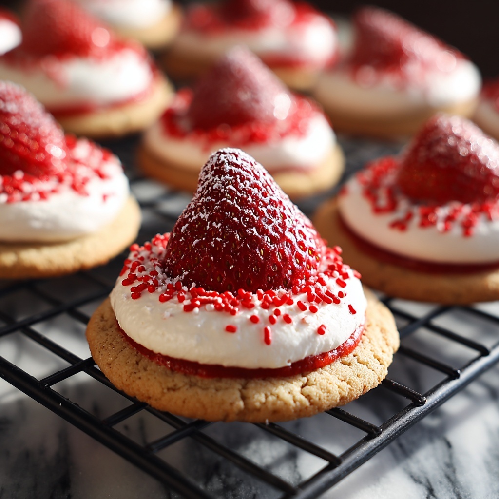 Strawberry Kiss Cookies Recipe - Recipe Image