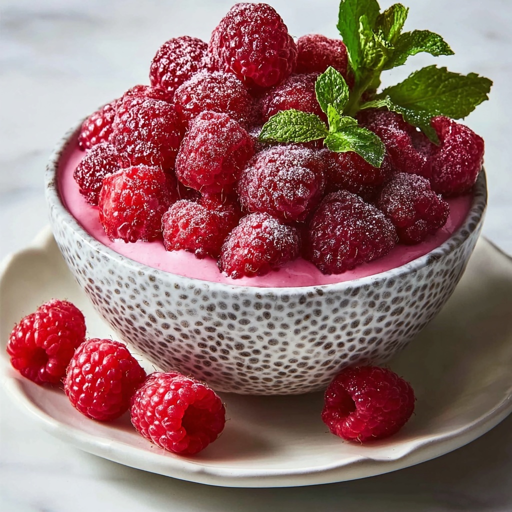 Raspberry Chia Dessert Recipe - Recipe Image