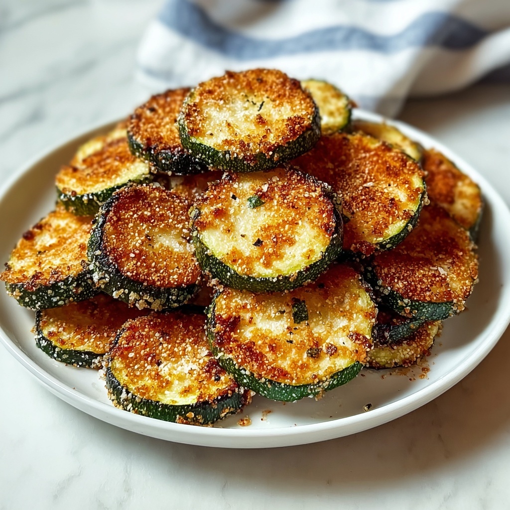 Crispy Baked Zucchini Chips Recipe - Recipe Image