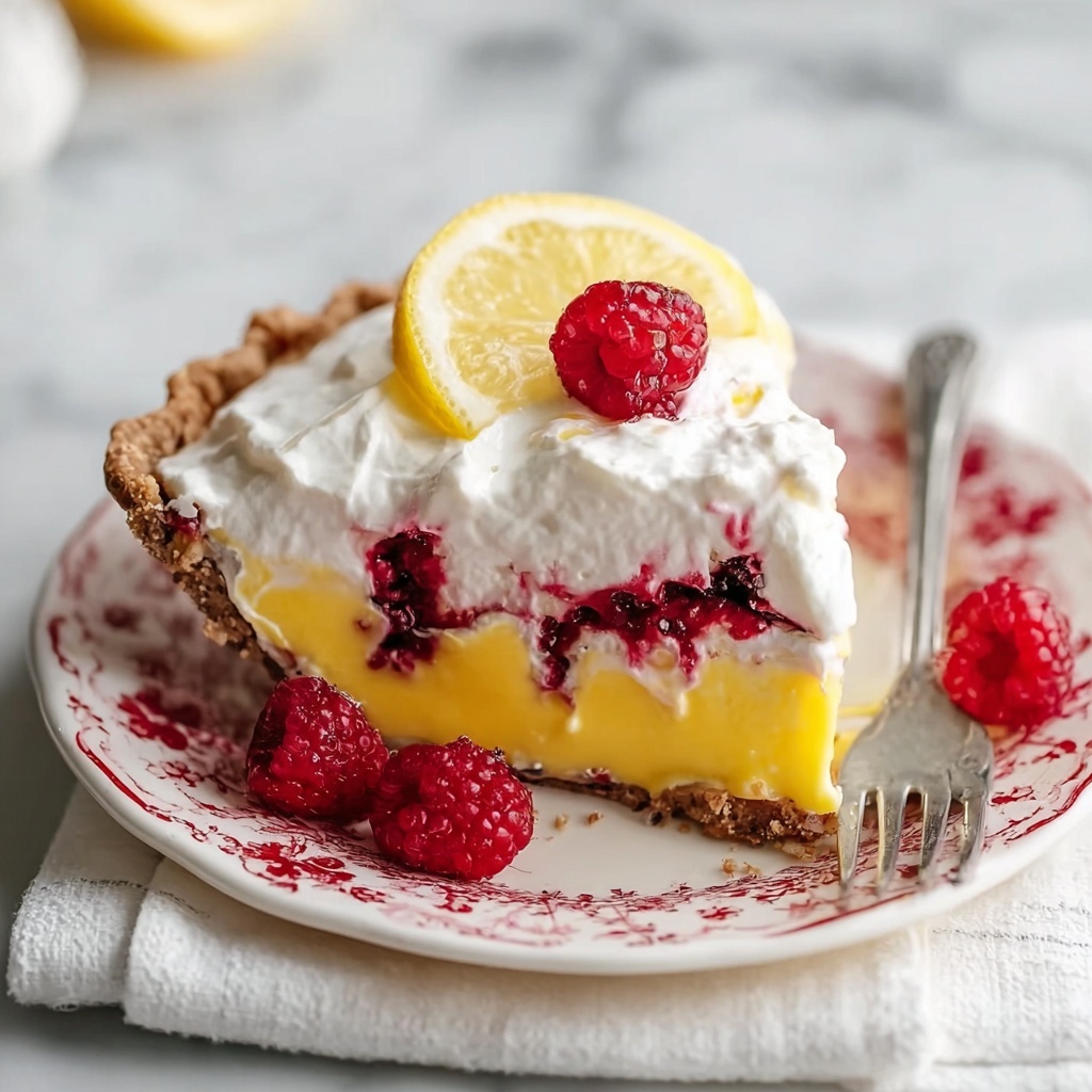 Lemon Raspberry Pie Recipe - Recipe Image