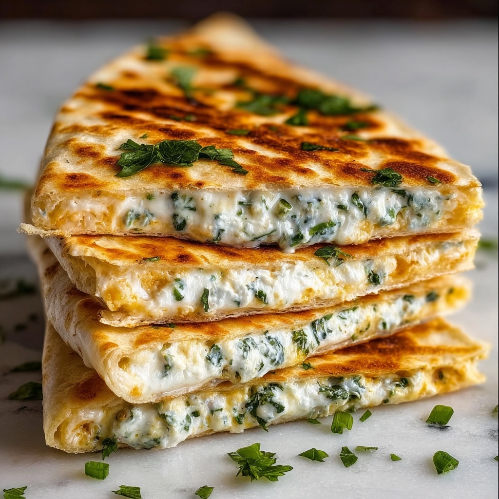 High-Protein Chicken Ranch Quesadilla Recipe - Recipe Image
