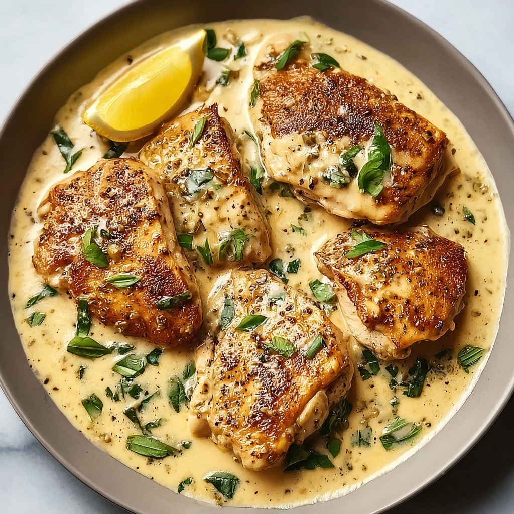 Creamy Lemon Pepper Chicken Tonight Recipe - Recipe Image