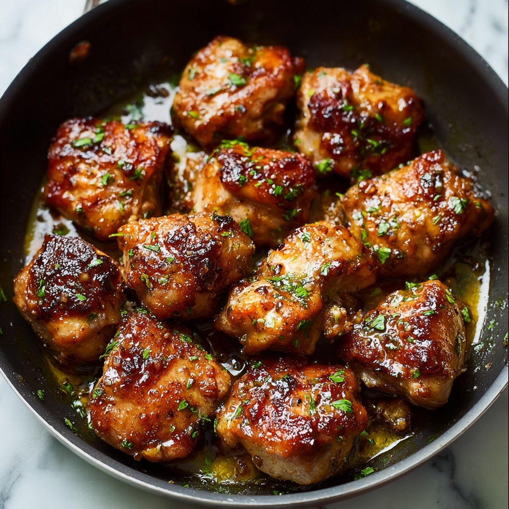 15-Minute Garlic Butter Chicken Bites Recipe - Recipe Image