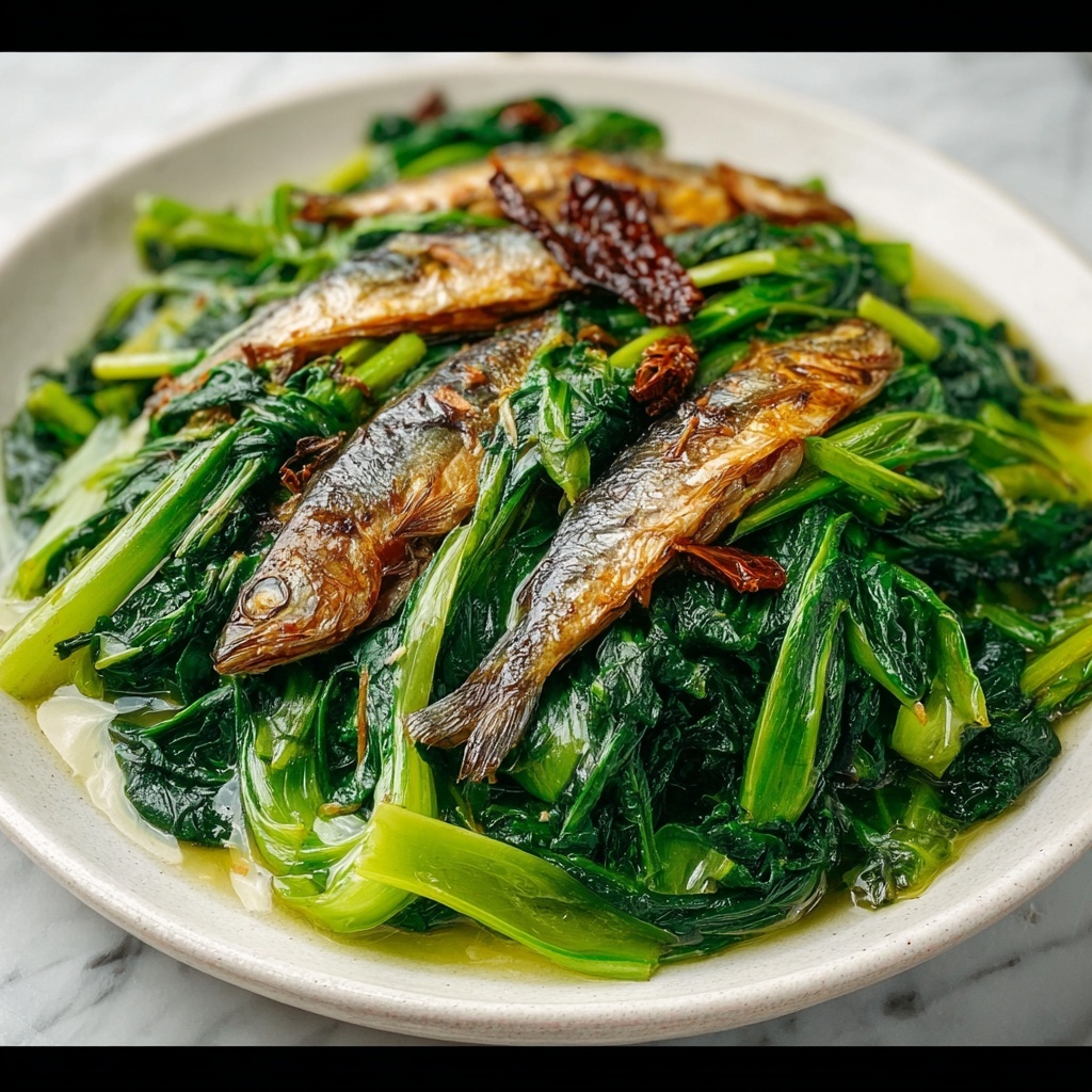 Fried Dace with Stir-Fried Greens Recipe - Recipe Image