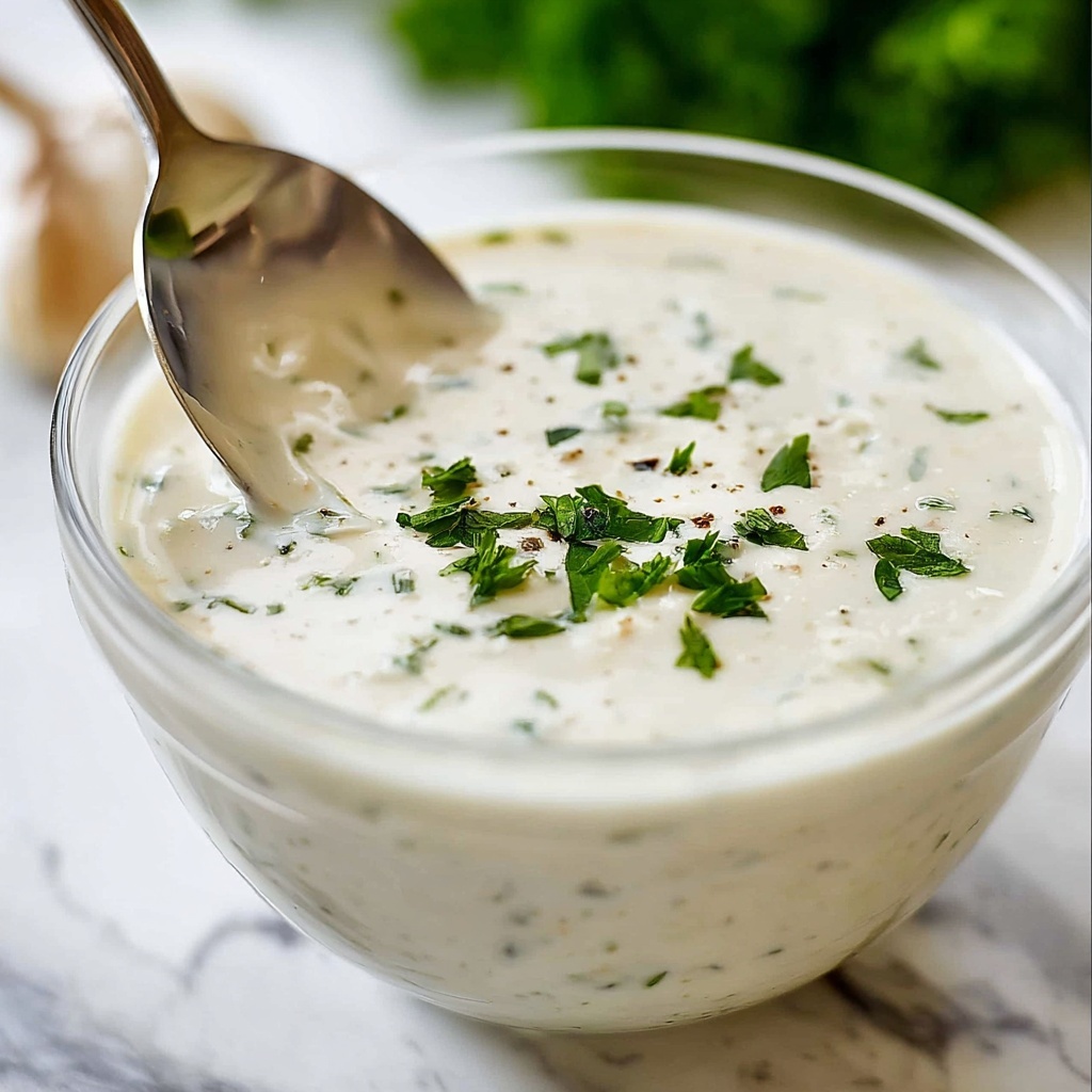 Creamy Garlic Parmesan Alfredo Sauce Recipe - Recipe Image