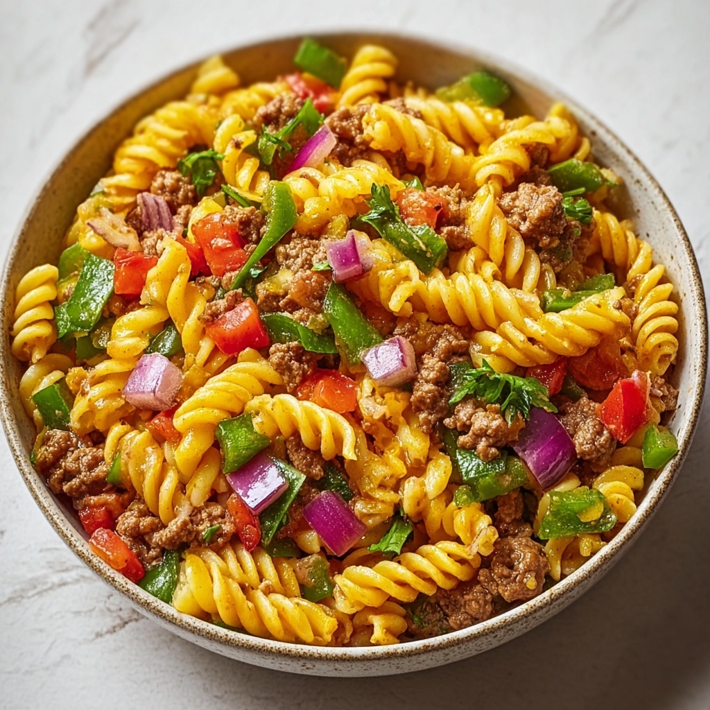 Taco Pasta Salad Recipe - Recipe Image