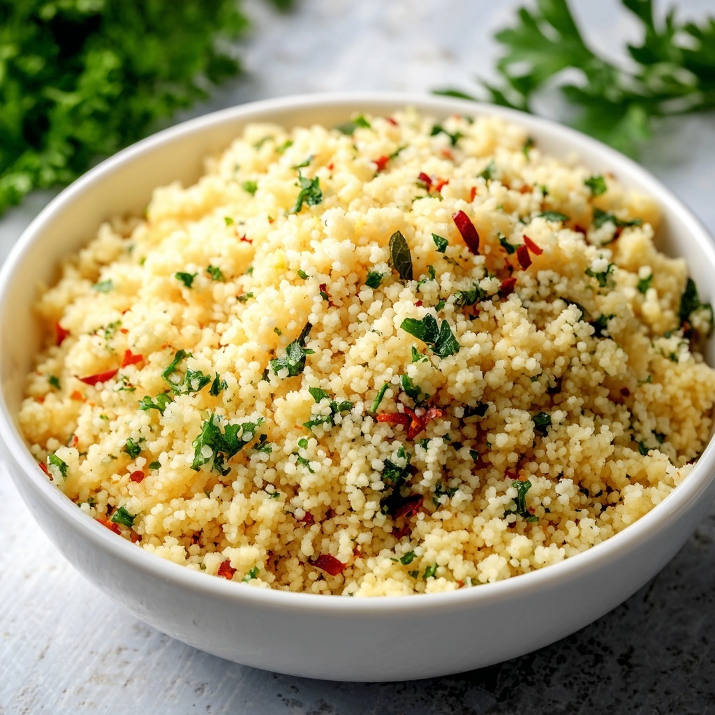 Herbed Couscous with Fresh Parsley and Lemon Recipe - Recipe Image