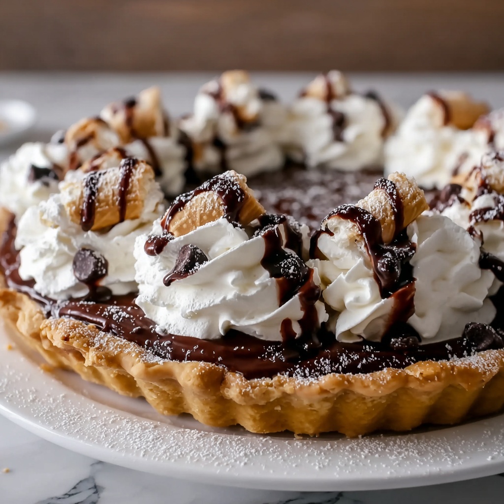 The Best Cannoli Cream Pie You’ll Ever Make At Home Recipe - Recipe Image