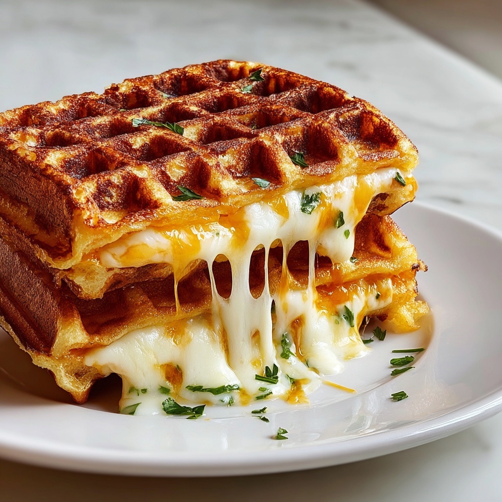 Grilled Cheese Chaffles Recipe - Recipe Image