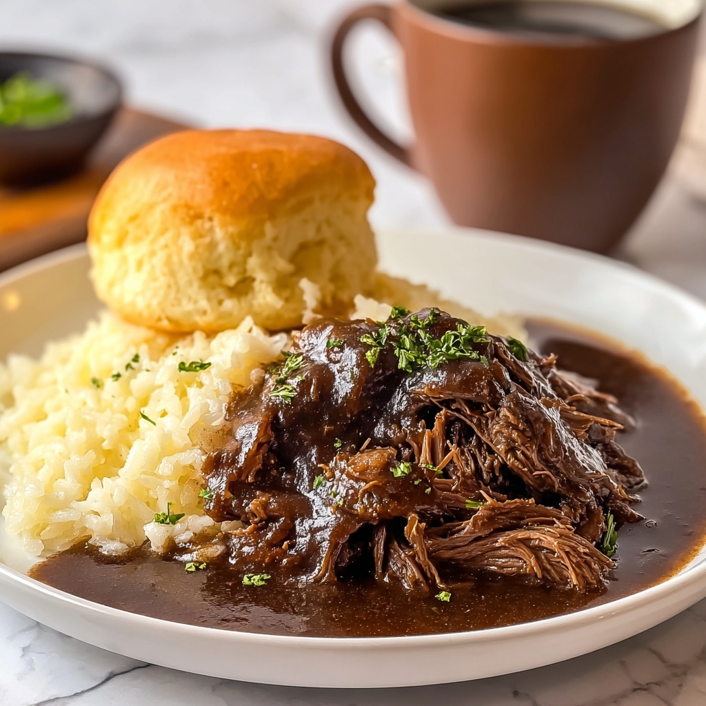 Slow Cooker Beef Manhattan Recipe - Recipe Image